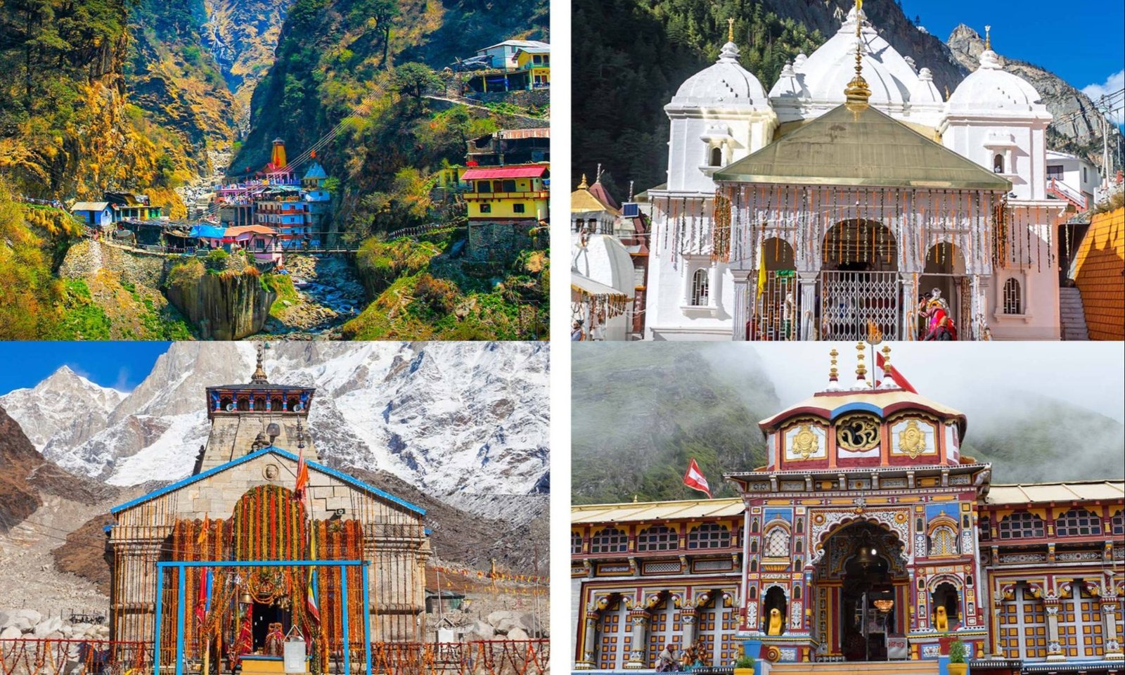 Char Dham Yatra Taxi Package – Yamunotri, Gangotri, Kedarnath, Badrinath